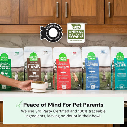 Open Farm Catch-of-The-Season Whitefish Grain-Free Dry Cat Food, Wild-Caught Fish Recipe with