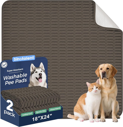 Washable Pee Pads for Dogs, Reusable Puppy Pads Dog Pads, Non-Slip Dog Pee Pads, Leak-Proof Pet Pee