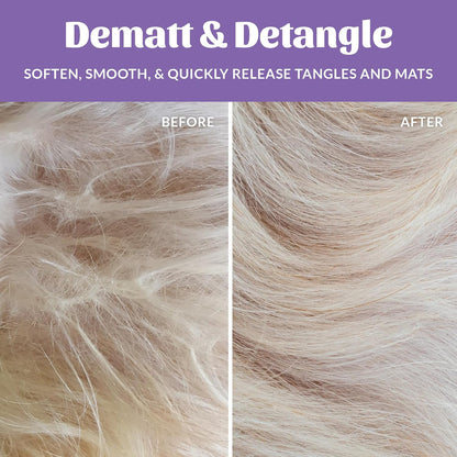 Skout's Honor Pet Detangler Spray - Hydrating & Conditioning with Avocado Oil & Probiotics, 97%
