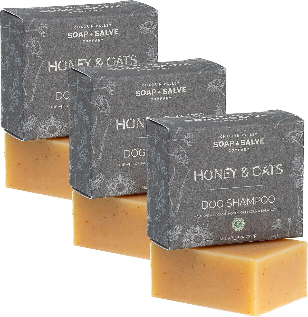 Chagrin Valley Soap & Salve Certified Organic Dog Shampoo and Conditioner – Puppy Shampoo Itchy