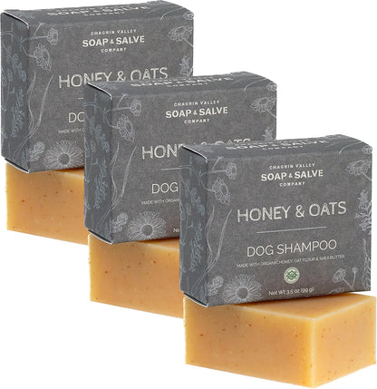 Chagrin Valley Soap & Salve Certified Organic Dog Shampoo and Conditioner – Puppy Shampoo Itchy