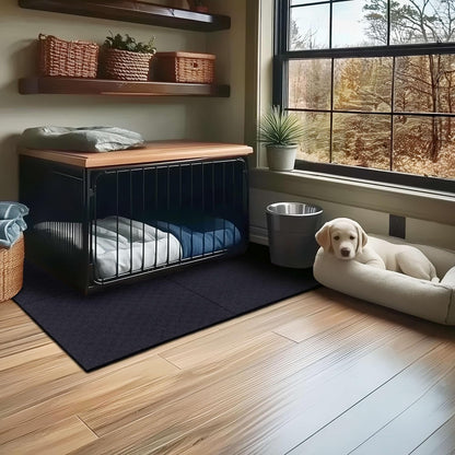 Mohawk Home Heavy Duty Rubber Stall Mat - Gym Floor- Under Dog Crate - All Purpose Utility 2'x2'