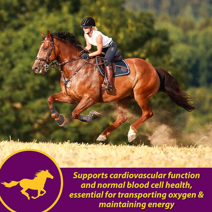 Farnam Horse Health Red Cell Pellets, Vitamin-Iron-Mineral Supplement for Horses, Helps Fill