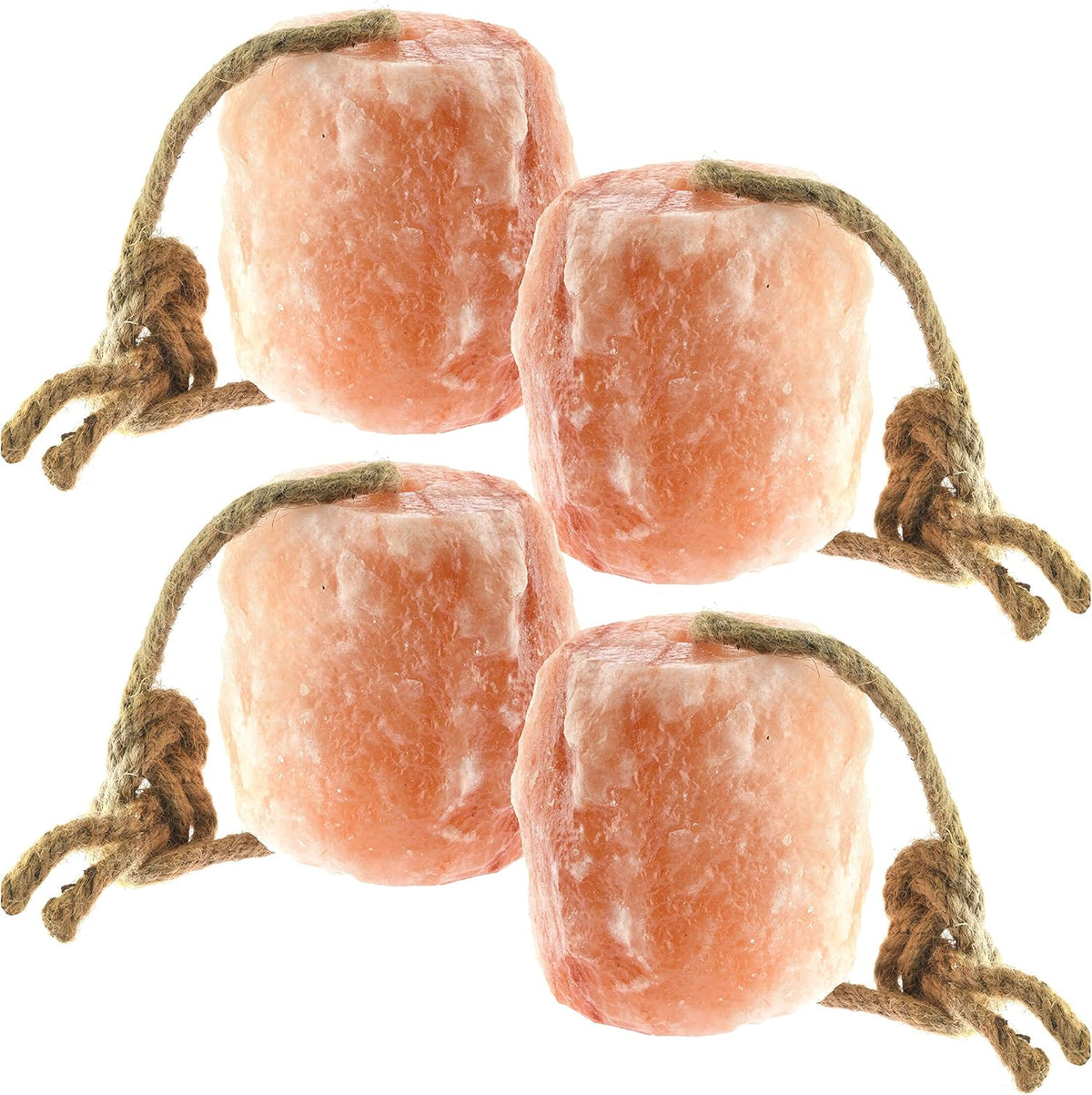 UMAID Himalayan Salt Lick 6 lbs. on Rope for Horses, Deer, Goats, Cow, Sheep, Cattle, Alpacas, and