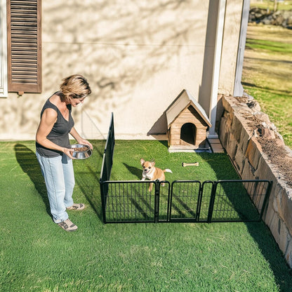 FXW Rollick Unleashed Dog Playpen for Indoor, Yard, RV Camping, 24 inch 6 Panels for Small and
