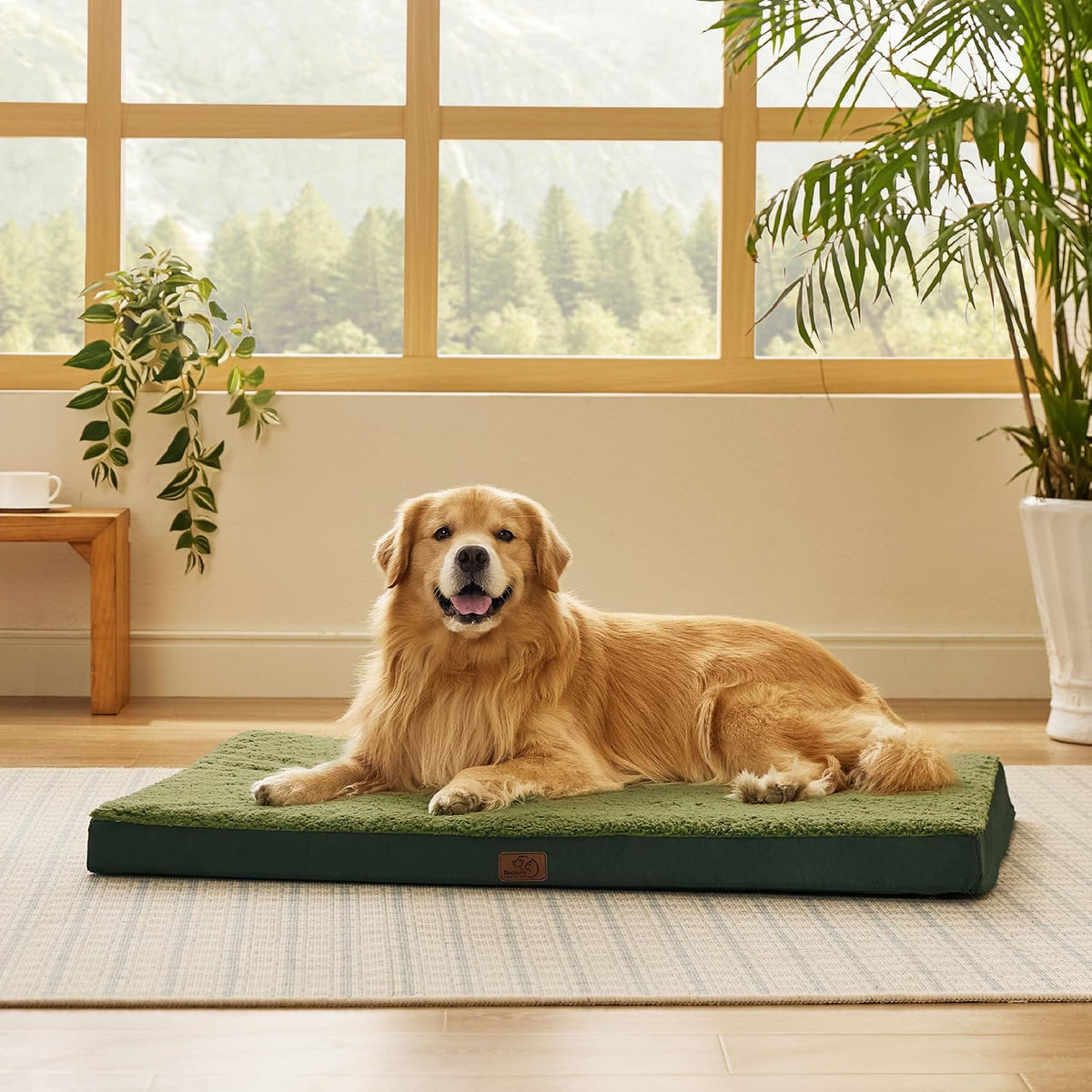 Bedsure XL Dog Beds Large Sized Dog -Orthopedic Flat Extra Large Pet Beds with Removable Washable