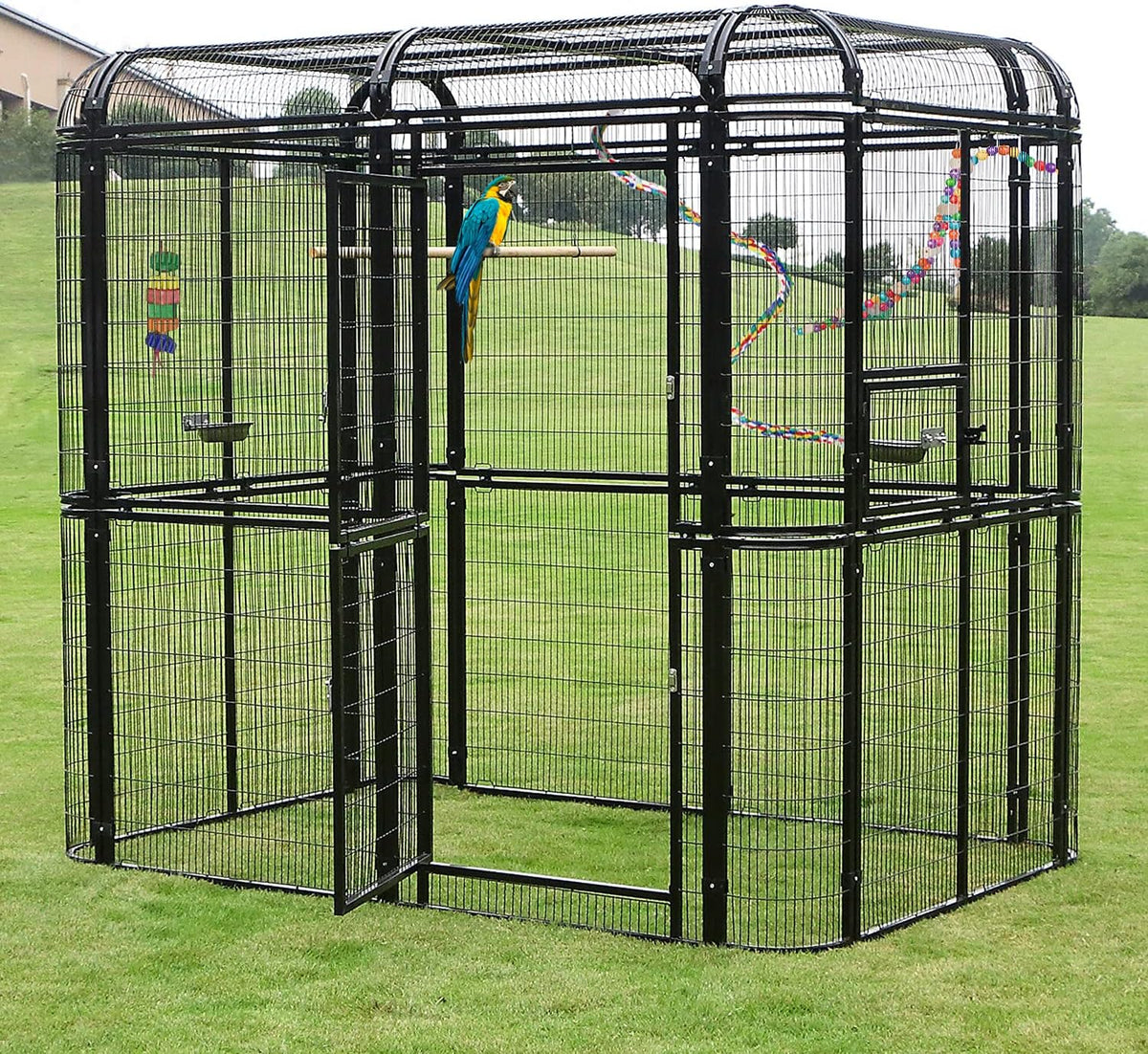 wonline Parrot Cages for Large Birds Outdoor Extra Large Bird Cage with Bird Cage and Perch