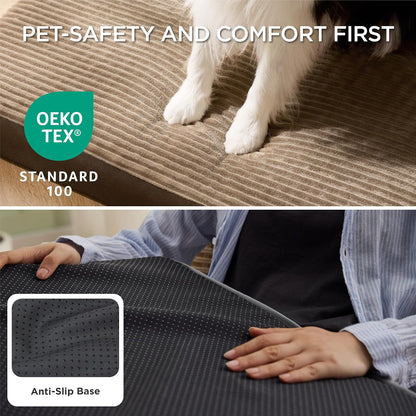 Bedsure Dog Beds Large Sized Dog- Orthopedic Pet Beds with Removable Machine Washable Cover, Egg