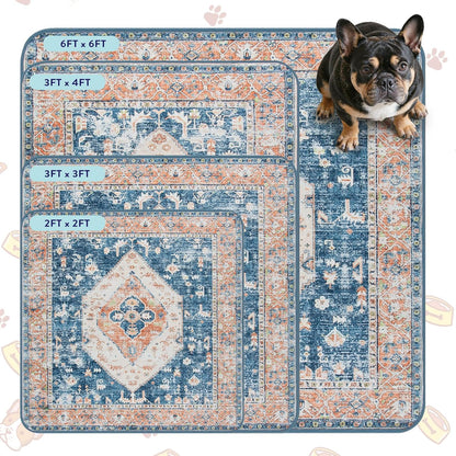 Lahome Super Absorbent & Leakproof Washable Dog Pee Pads - 2 Pack Value Set - Waterproof, Non-Slip
