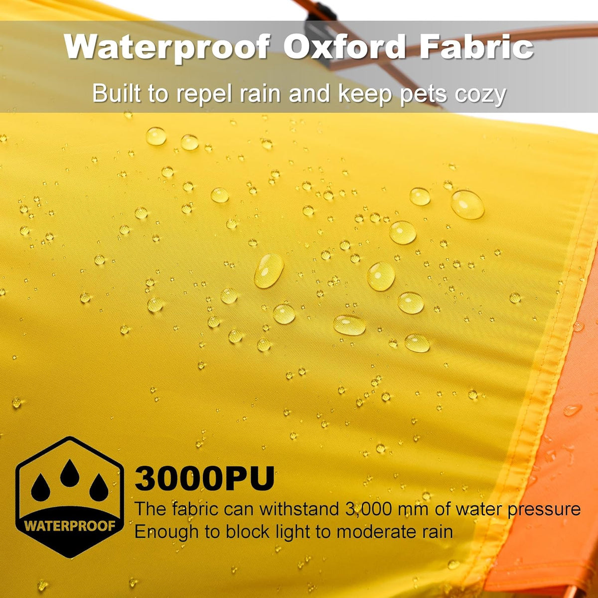 Dog Tent and Portable Playpen Outdoor Waterproof, with Aluminum Poles and Camping Mat, Pet Tent