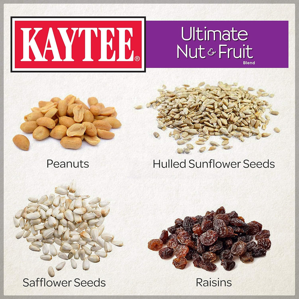 Kaytee Ultimate Nut and Fruit Wild Bird Food for Cardinals, Finches, Chickadees, Nuthatches