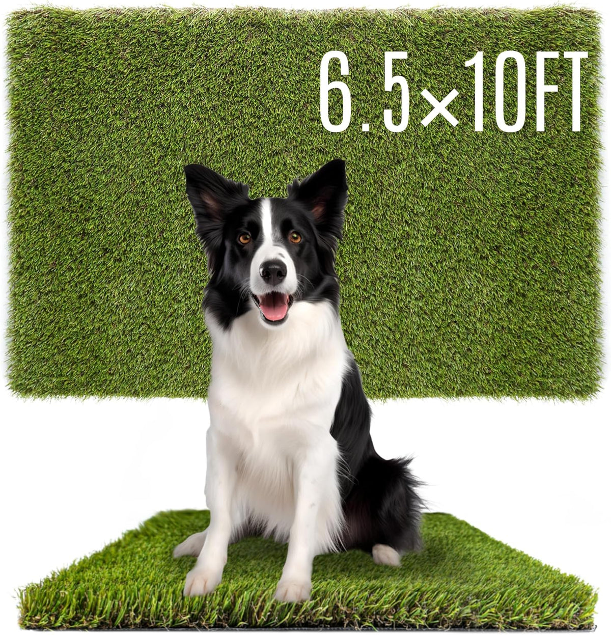Dog Grass Pads 6.5 x 10 FT Artificial Grass Pee Pads for Dogs Potty Fake Grass Rug Turf Mat for
