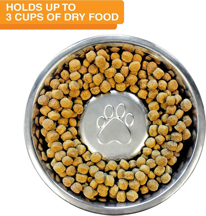 Neater Feeder Deluxe Mess Proof Dog Bowls Elevated for Large Breeds – Made in USA – No Spill Raised