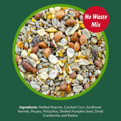 Lyric Woodpecker Wild Bird Seed, No Waste Bird Seed with Nuts, Dried Fruit & Shelled Seeds - 5 lb.