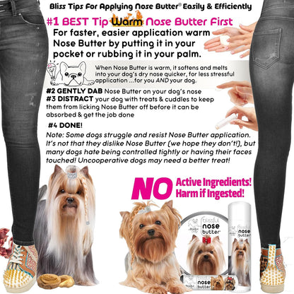 The Blissful Dog Yorkshire Terrier Unscented Nose Butter, 1-Ounce