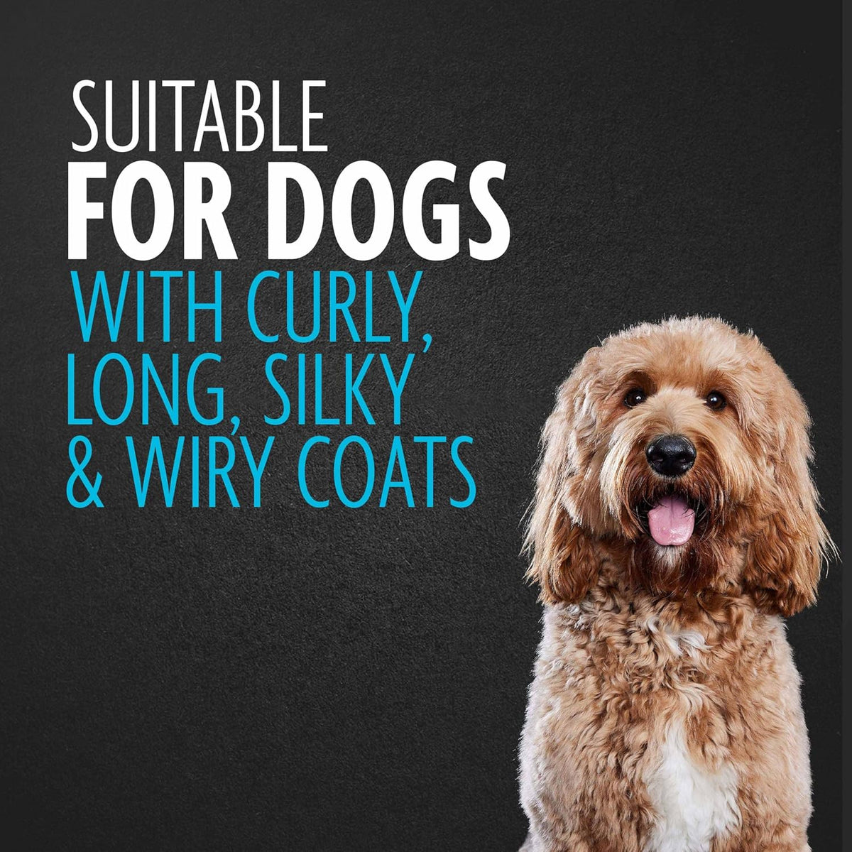 FURminator 2-in-1 Doodle Grooming Tool for Dogs, 1 Count, Dematting Tool with Comb for Mats
