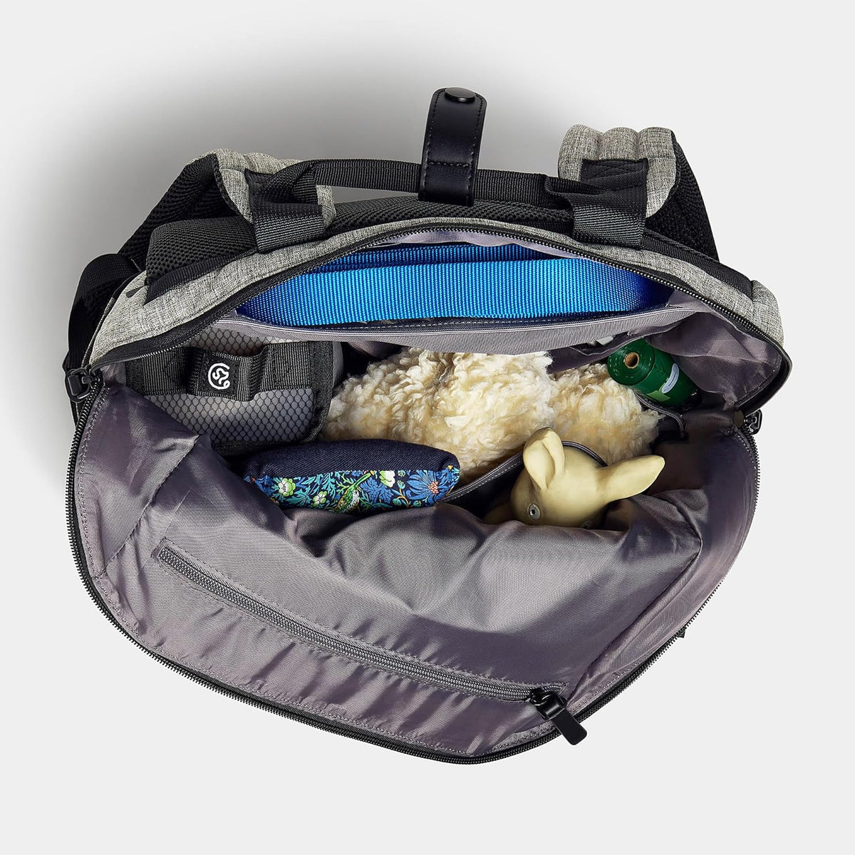 Porter 2-in-1 Dog Gear Backpack – Premium Dog Travel Bag with 10 Pockets, Zip-Off Treat Pouch
