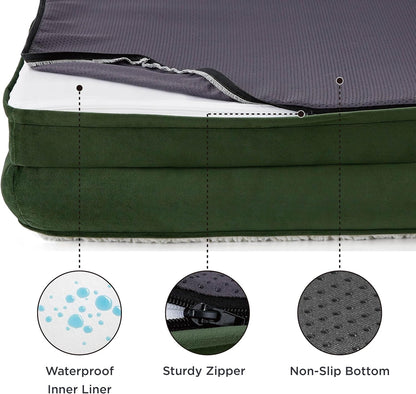 Bedsure Orthopedic Dog Beds Large Sized Dog - Washable Large Dog Cat Bed Waterproof, Comfort Dogs