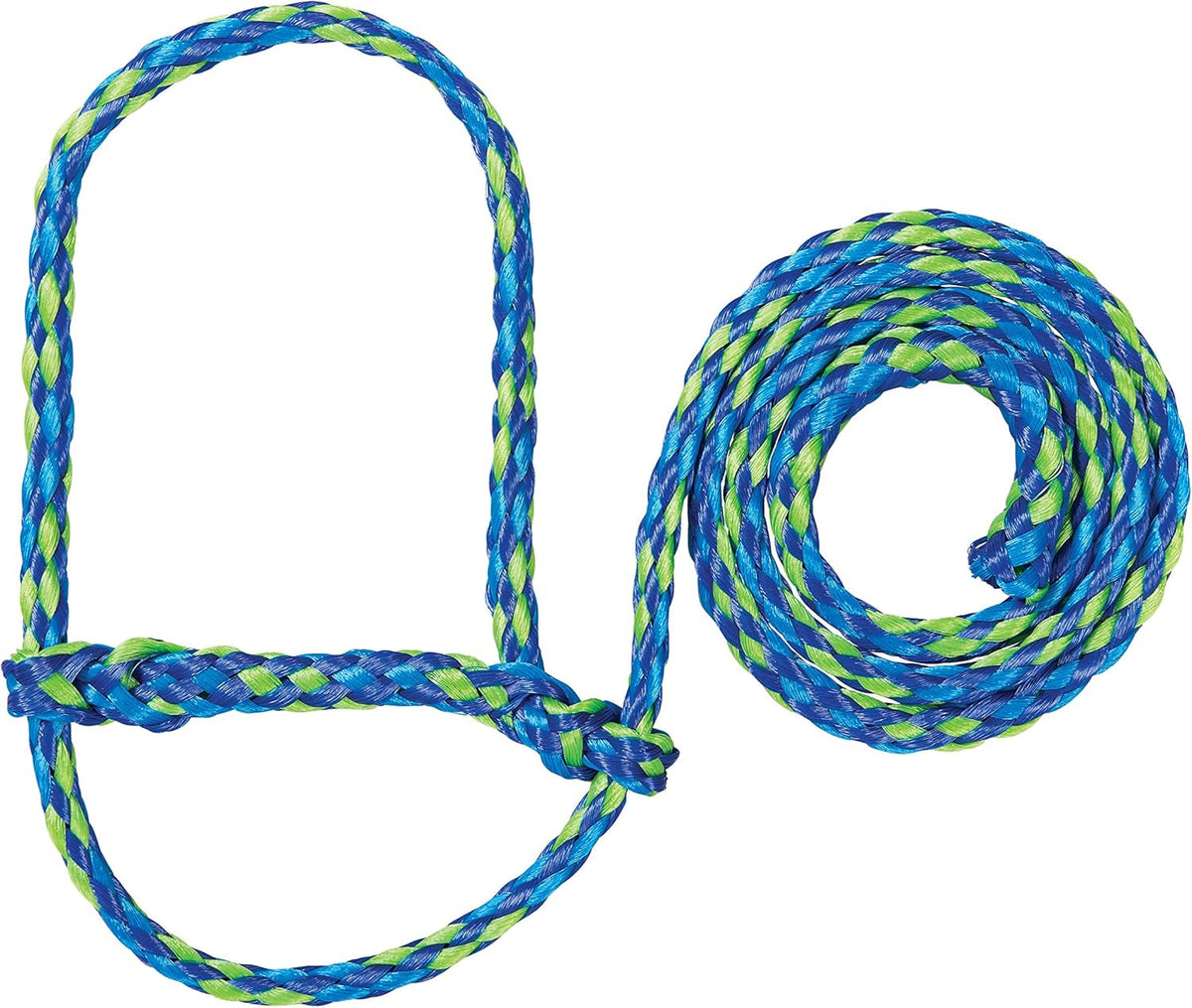 Weaver Livestock Poly Rope Sheep Halter, Modern Style Braid Sheep and Goat Rope Halter, Adjustable