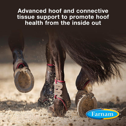 Farnam Horseshoer's Secret Extra Strength Hoof Supplements & Connective Tissue Supplement, Promotes
