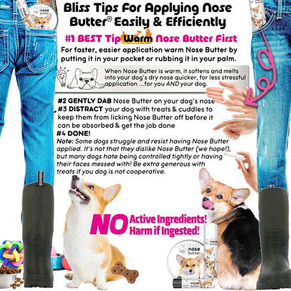 The Blissful Dog Corgi Unscented Nose Butter, 0.50-Ounce