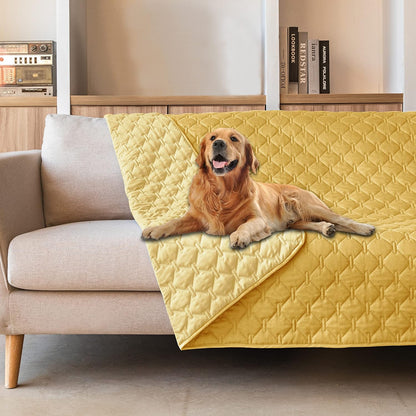 gogobunny 100% Double-Sided Waterproof Dog Bed Cover Pet Blanket Sofa Couch Furniture Protector for