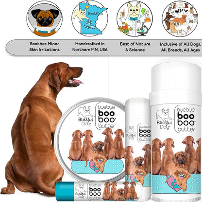 The Blissful Dog .50 oz Tube Rhodesian Ridgeback Booboo Butter