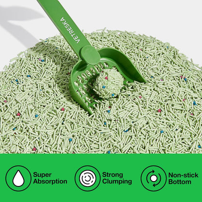 VETRESKA Tofu Cat Litter, Natural Kitty Litter Strong Clumping Flushable Cat Litter Pellets Ultra