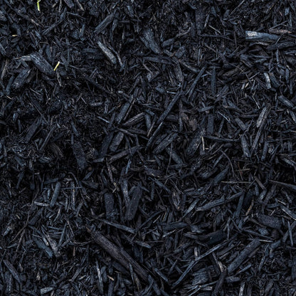 Premium Black Wood Mulch for Landscaping, Gardens, Lawns, Potting Media, and Potted Plants (2 CF