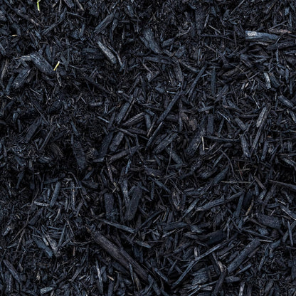 Premium Black Wood Mulch for Landscaping, Gardens, Lawns, Potting Media, and Potted Plants (0.7 CF