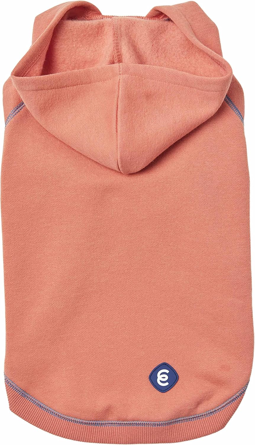 Blueberry Pet Hoodie – 14″ Soft Cotton‑Blend Winter Sweatshirt, Coral, Award‑Winning Small‑Dog