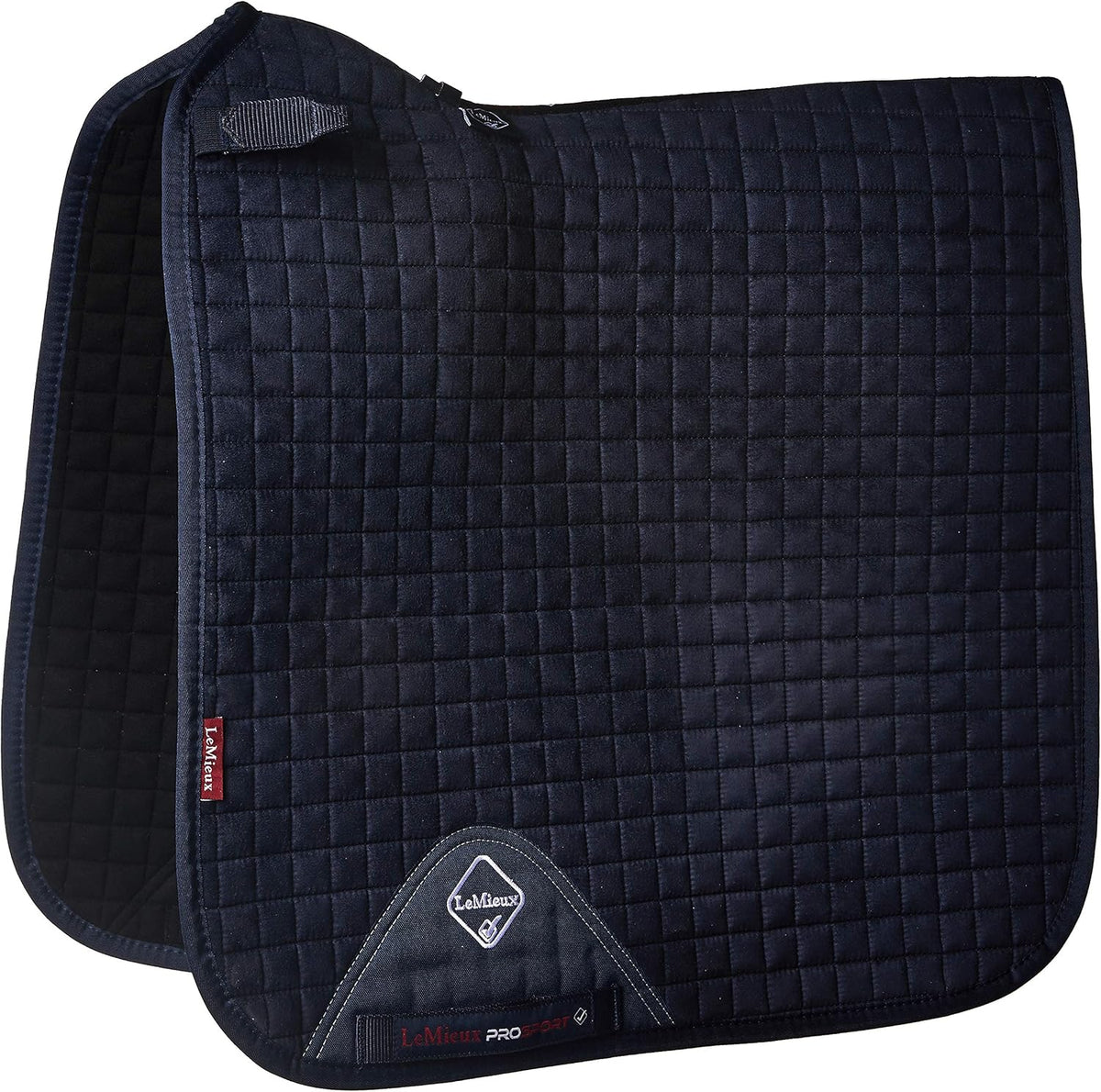 LeMieux Suede Dressage Square - English Saddle Pads for Horses - Equestrian Riding Equipment and