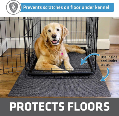 Drymate Premium Dog Crate Mat Liner, Absorbent, Waterproof, Non-Slip, Washable Puppy Pee Pad for
