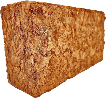Coco Chips for Plants (650gm Bricks, 5-Pack) - Organic Coco Coir Chips - Coconut Husk Chips for
