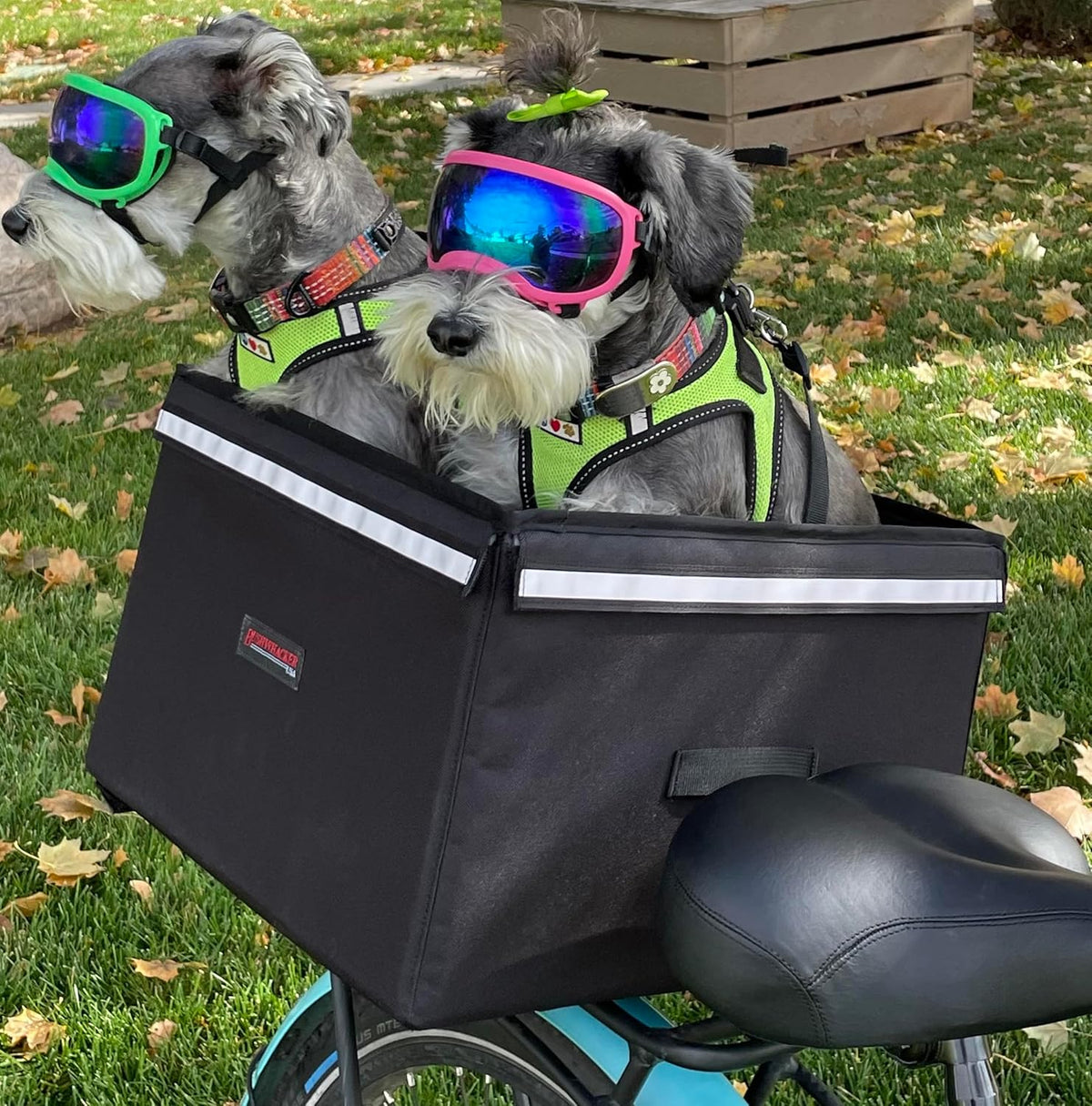 Bushwhacker Portland - Bike Rack Dog, Grocery and Goods Carrier - Bicycle Pannier Crate Cycling