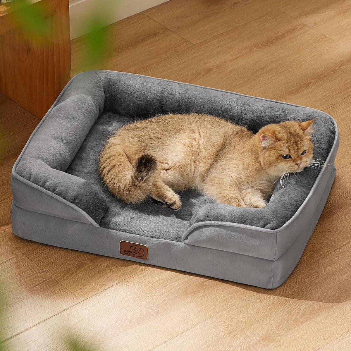 Bedsure Orthopedic Dog Beds for Extra Small Dogs- Washable Dog Cat Bed Waterproof, Comfort Pet