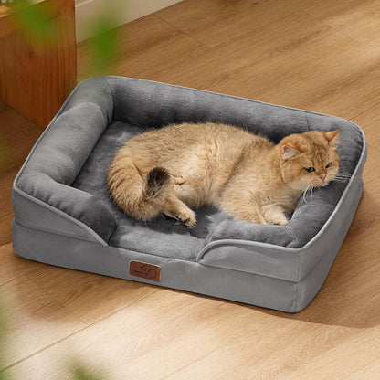 Bedsure Orthopedic Dog Beds for Extra Small Dogs- Washable Dog Cat Bed Waterproof, Comfort Pet