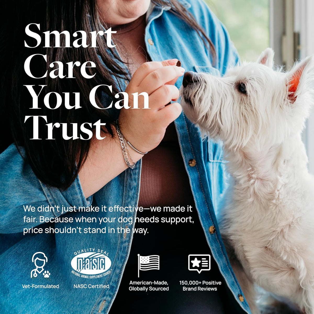 Veterinary Formula Dental Health Supplement for Dogs – Vet-Formulated Chews with EpiCor® & Kelp