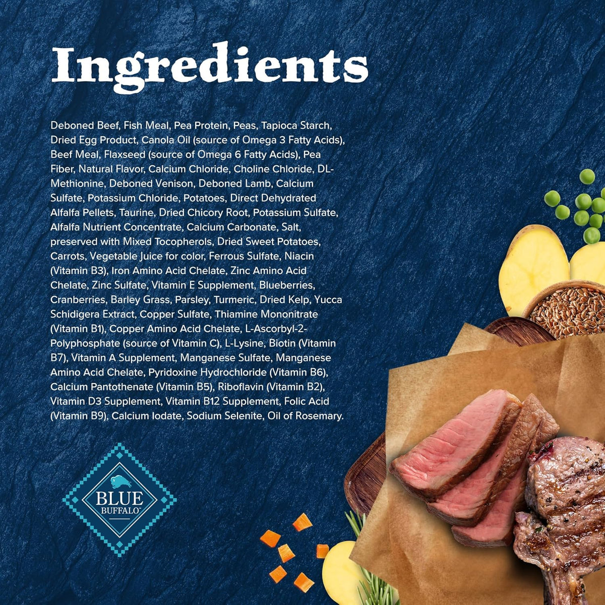Blue Buffalo Wilderness Adult Dry Cat Food, Rocky Mountain Recipe, Chicken-Free & Grain-Free Recipe