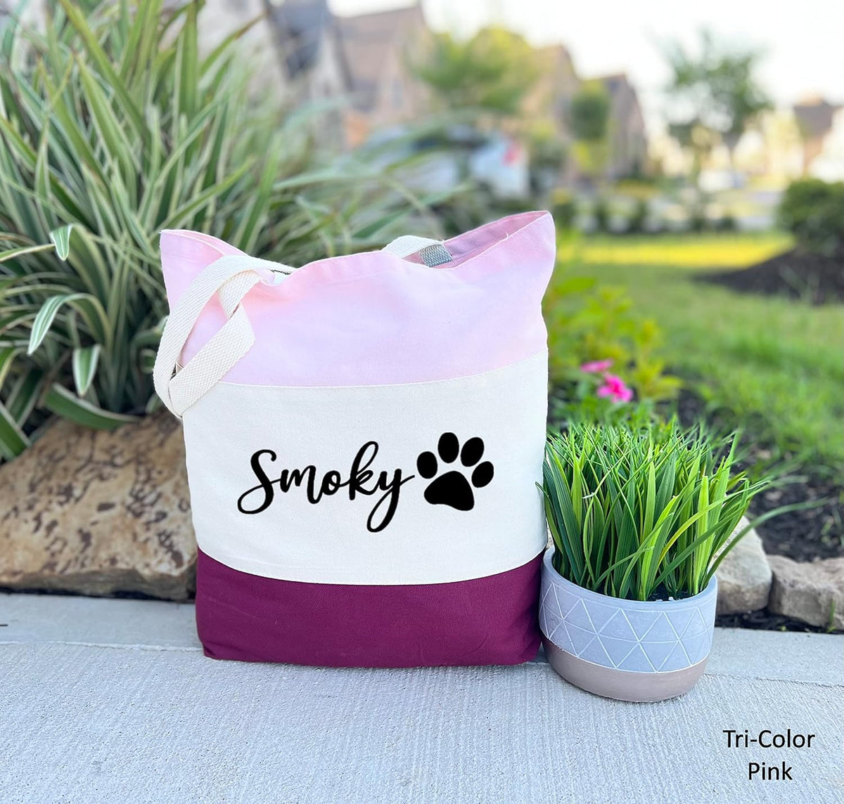 Custom Dog Tote Bag Personalized Dog Mom Gift Dog Toys Totes Pet Gift Custom Pet Bag Gift For Dog