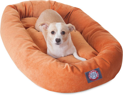 Majestic Pet Villa 32 Inch Shredded Memory Foam Dog Bed for Medium Sized Dogs 32x23x7