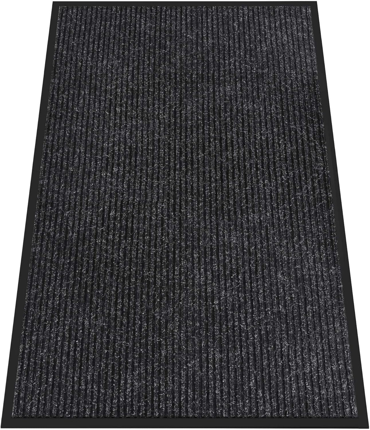 Indoor Outdoor Door Mat, 5' x 3' Doormat for Entryway, Rubber Backing Non Slip Front Door Mat