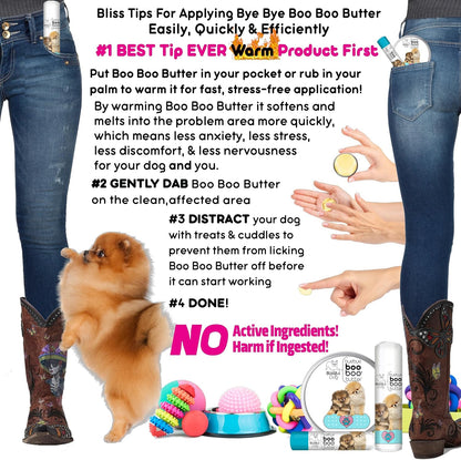 The Blissful Dog 4 oz TIN Pomeranian Booboo Butter