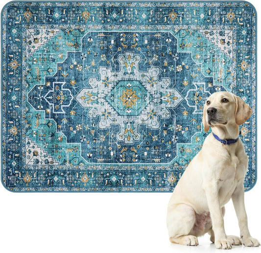 Lahome Reusable Washable Puppy Pads - 2 Pack Super Absorbent & Waterproof Dog Training Mats for