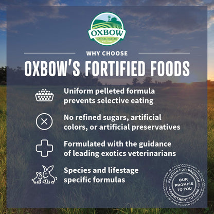 Oxbow Garden Select Guinea Pig Food, Young, Made Alfalfa for Guinea Pig, Pet Food Pellets with