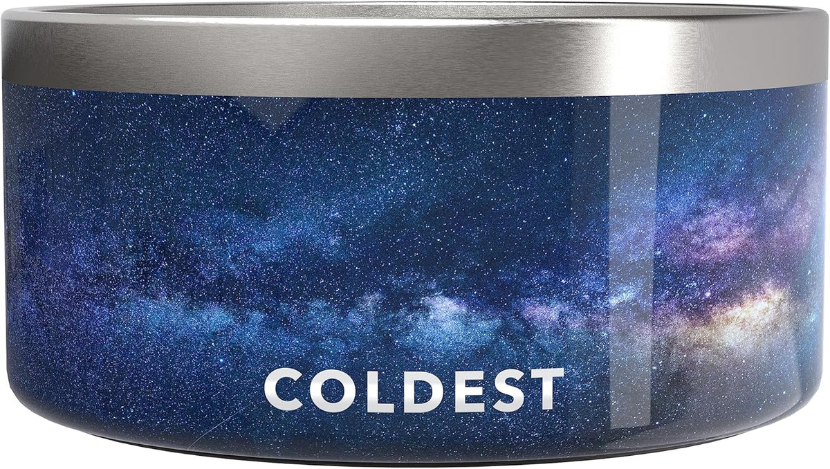 Coldest Dog Bowl - Anti Rust Metal, Non Slip, 3 Layers Insulated Stainless Steel Dog Bowls - Spill