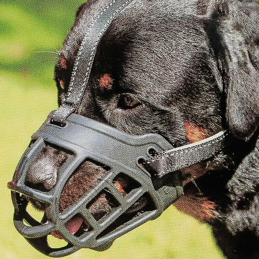 BARKLESS Dog Muzzle, Soft Basket Silicone Muzzle for Dogs to Prevent Biting and Chewing, Breathable