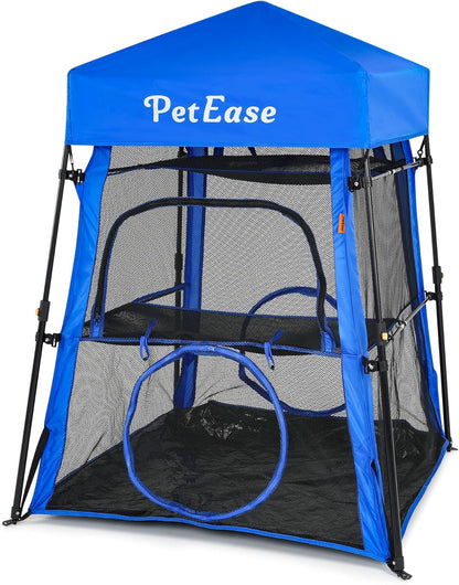 Cat Tower Tent,Outdoor Patio Cat Enclosures with Breathable Mesh,Indoor Playpen Portable Exercise