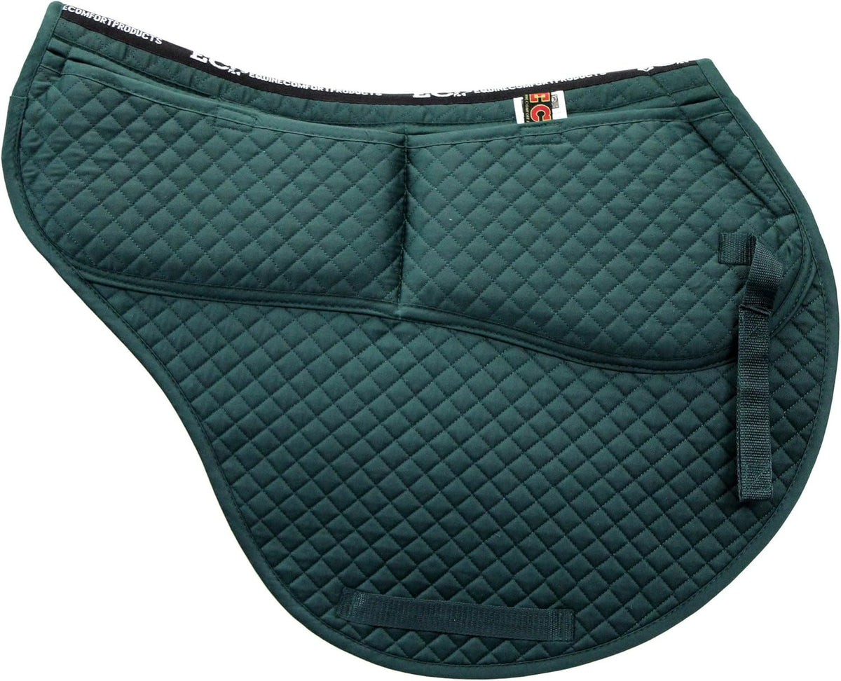 ECP Equine Comfort Products All-Purpose Contoured Correction Saddle Pad with Adjustable Memory Foam