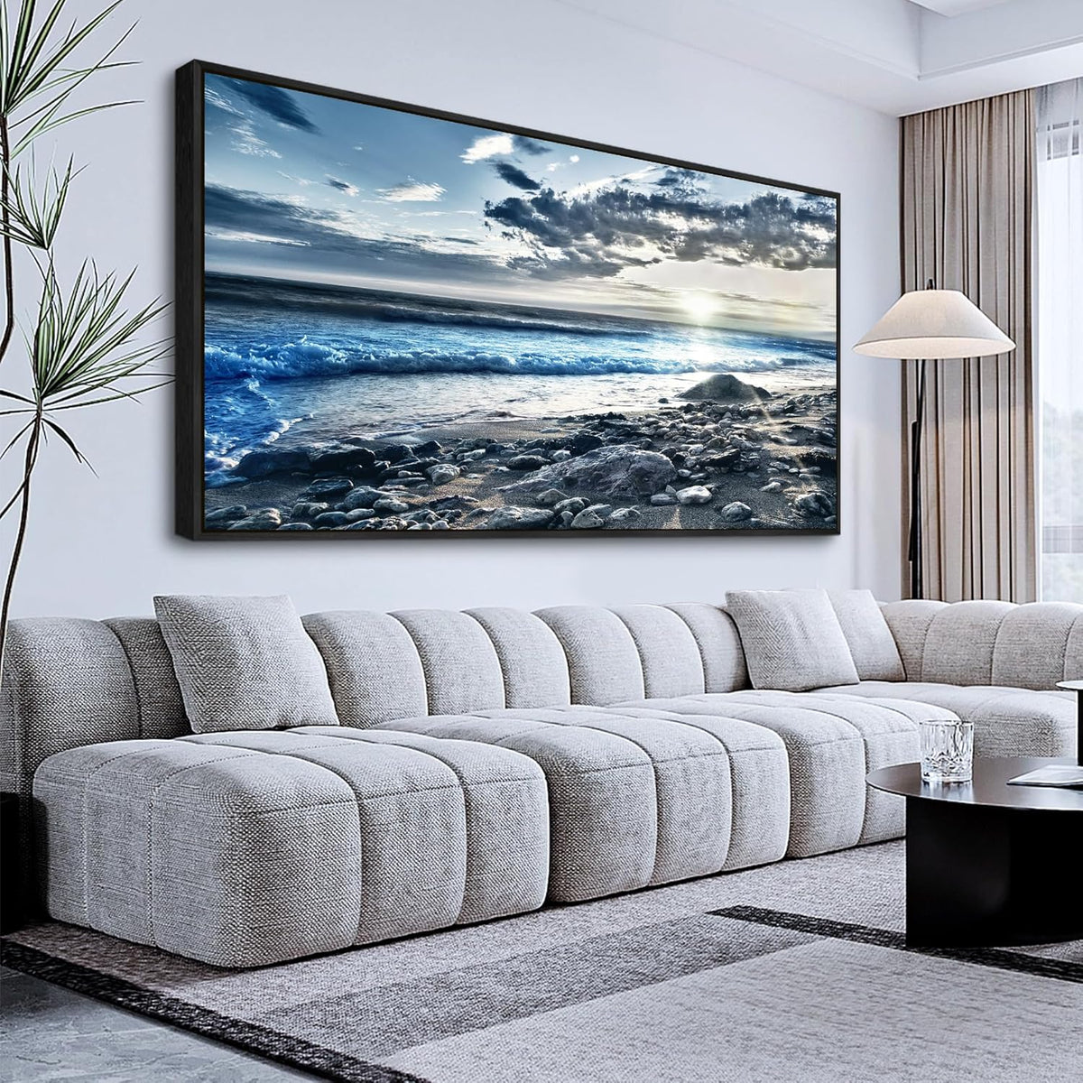 Wapluam Wall Decorations For Living Room Large Canvas Prints Wall Art For Bedroom Office Wall Decor